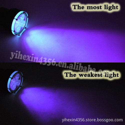 Boruit Purple UV Light CREE High Power LED Diving Flashlight